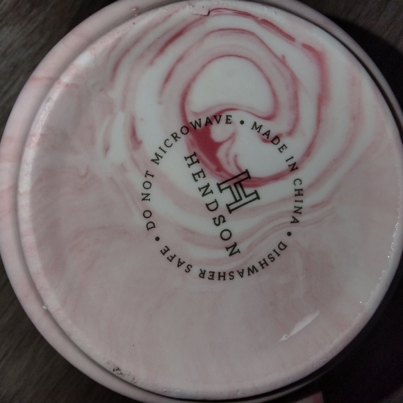 Cancer Pink Swirl Coffee Mug Cup - Hendson Brand - Picture 3 of 3